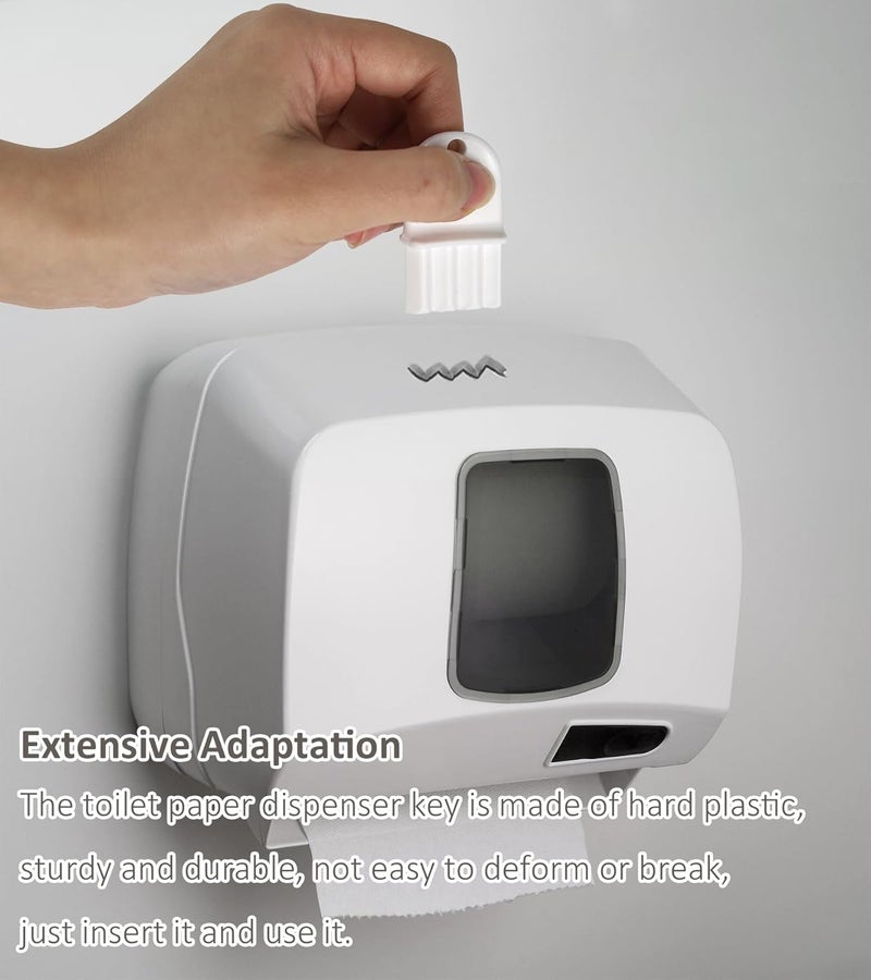 HGHN 6-Pack Universal Access to Toilet Paper Dispensers - Convenient Paper Towel Dispenser Keys - Image 3